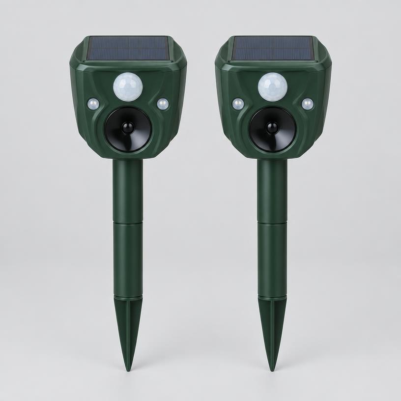 Solar Animal Repeller Stakes